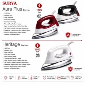 Surya Aura Plus & Heritage Dry Iron Combo