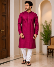 Men's Premium Jacquard Panjabi