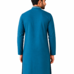 ChatGPT Image Jun 14, 2026, 11_06_44 AM Teal Blue Panjabi for Men Back View