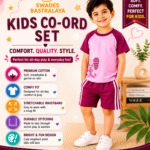 Comfortable Kids Cotton Clothing Set with Elephant Print Design