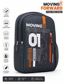 Moving Forward 3 Compartment Backpack for School, College & Daily Use | Swadesh Bastralaya