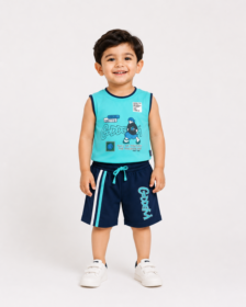 Boys Sleeveless Baby Set