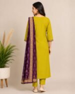 Back View Ethnic Kurta Set for Women