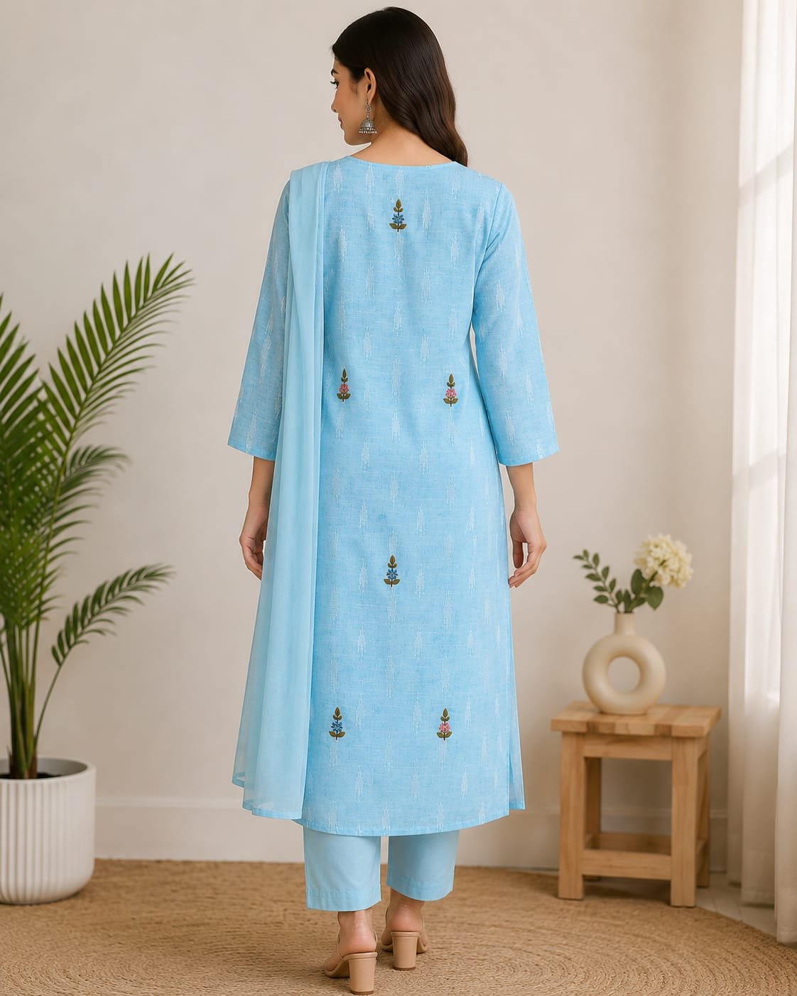 WhatsApp Image 2026-06-18 at 11.38.45 (2) Sky Blue Kurta Set Back View