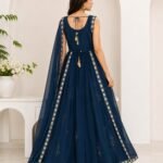 WhatsApp Image 2026-06-18 at 12.09.38 (1) Back View Navy Blue Anarkali Suit