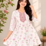 WhatsApp Image 2026-06-18 at 12.58.38 (1) Women Short Kurti Cotton Floral Print Premium Daily Wear