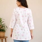 WhatsApp Image 2026-06-18 at 12.58.38 Premium Cotton Women Short Kurti with Floral Print Design