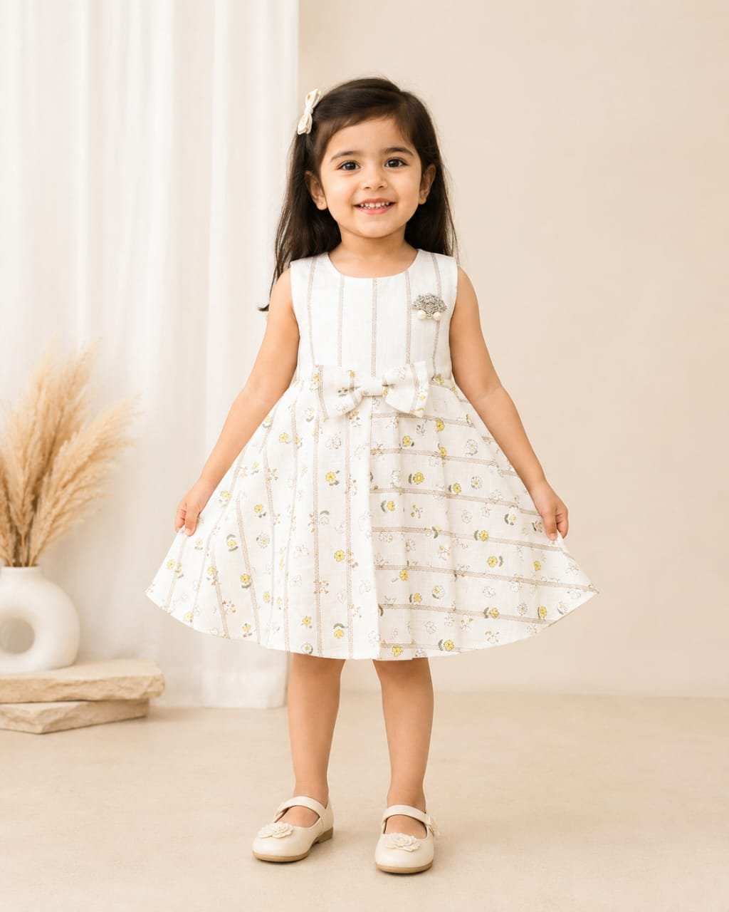 Girls Floral Party Dress
