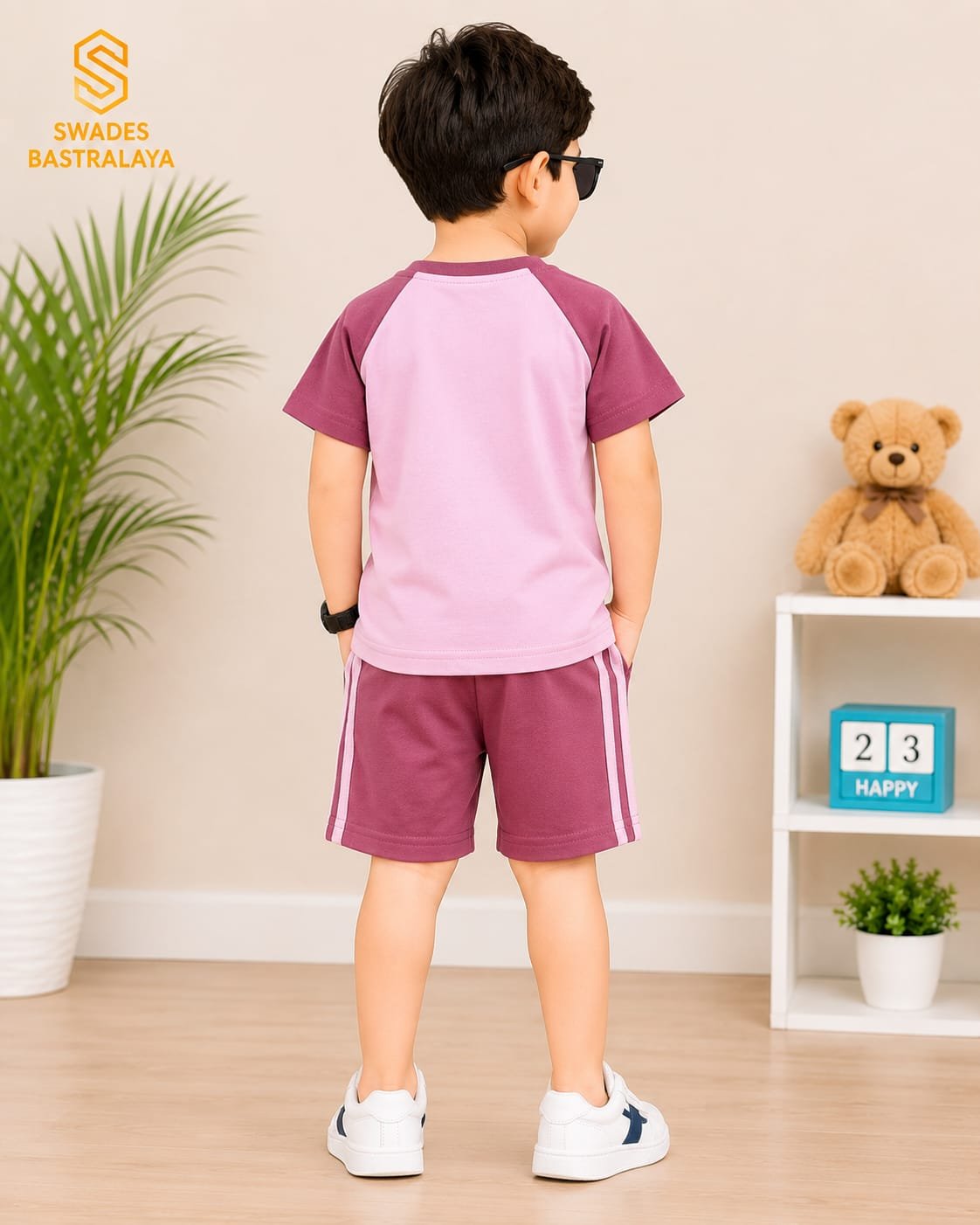 Soft Cotton Kids T-Shirt and Shorts Co-Ord Set for Daily Wear