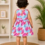 WhatsApp Image 2026-06-25 at 16.28.44 Cute Tropical Leaf Printed Cotton Dress for Baby Girls Lightweight Casual Wear