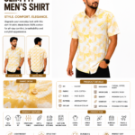 ChatGPT Image Jul 14, 2026, 02_27_52 PM Yellow Printed Cotton Shirt Fabric Close-up