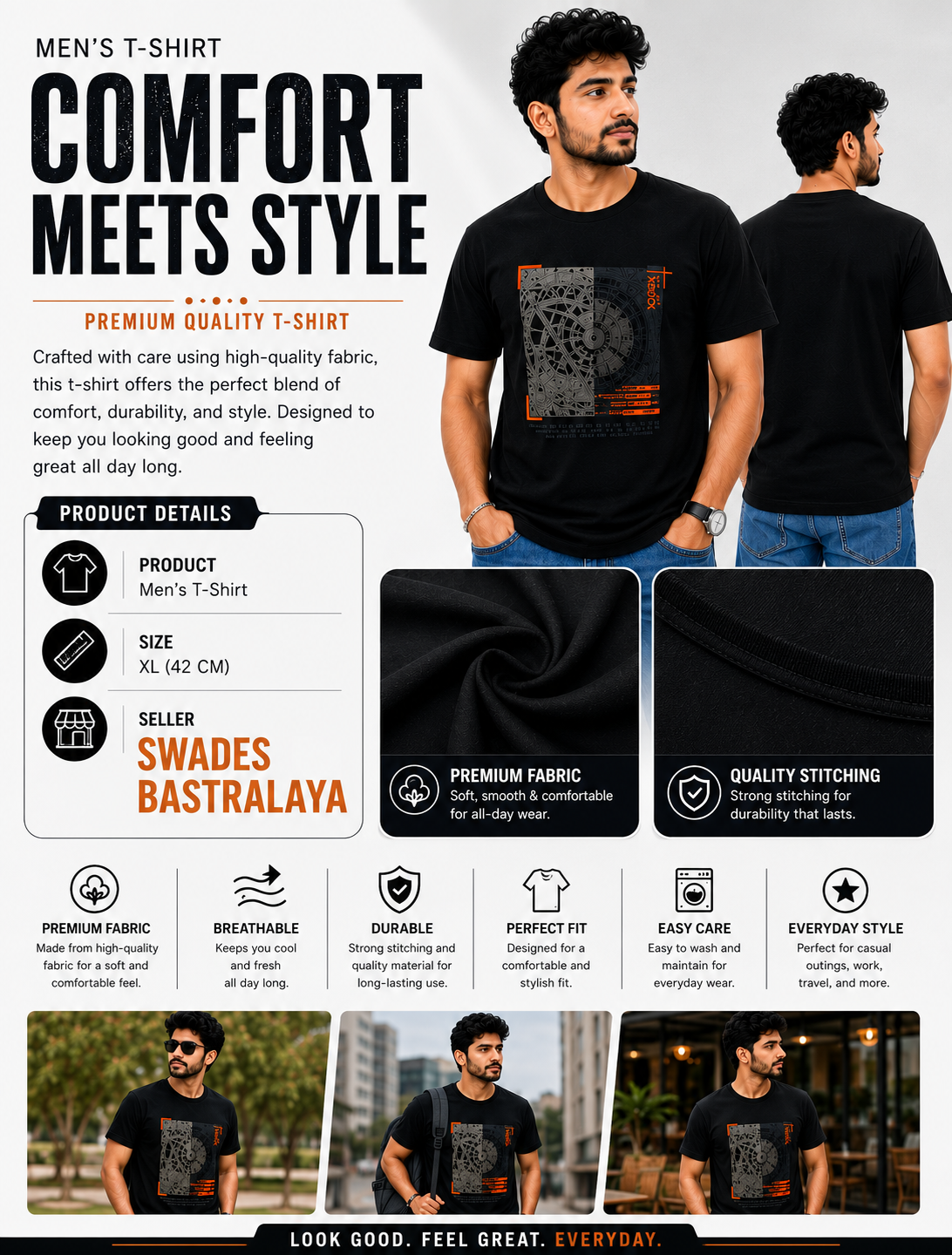 ChatGPT Image Jul 14, 2026, 05_32_43 PM Men's Black Graphic T-Shirt XL featuring premium fabric, breathable material and stylish graphic print.