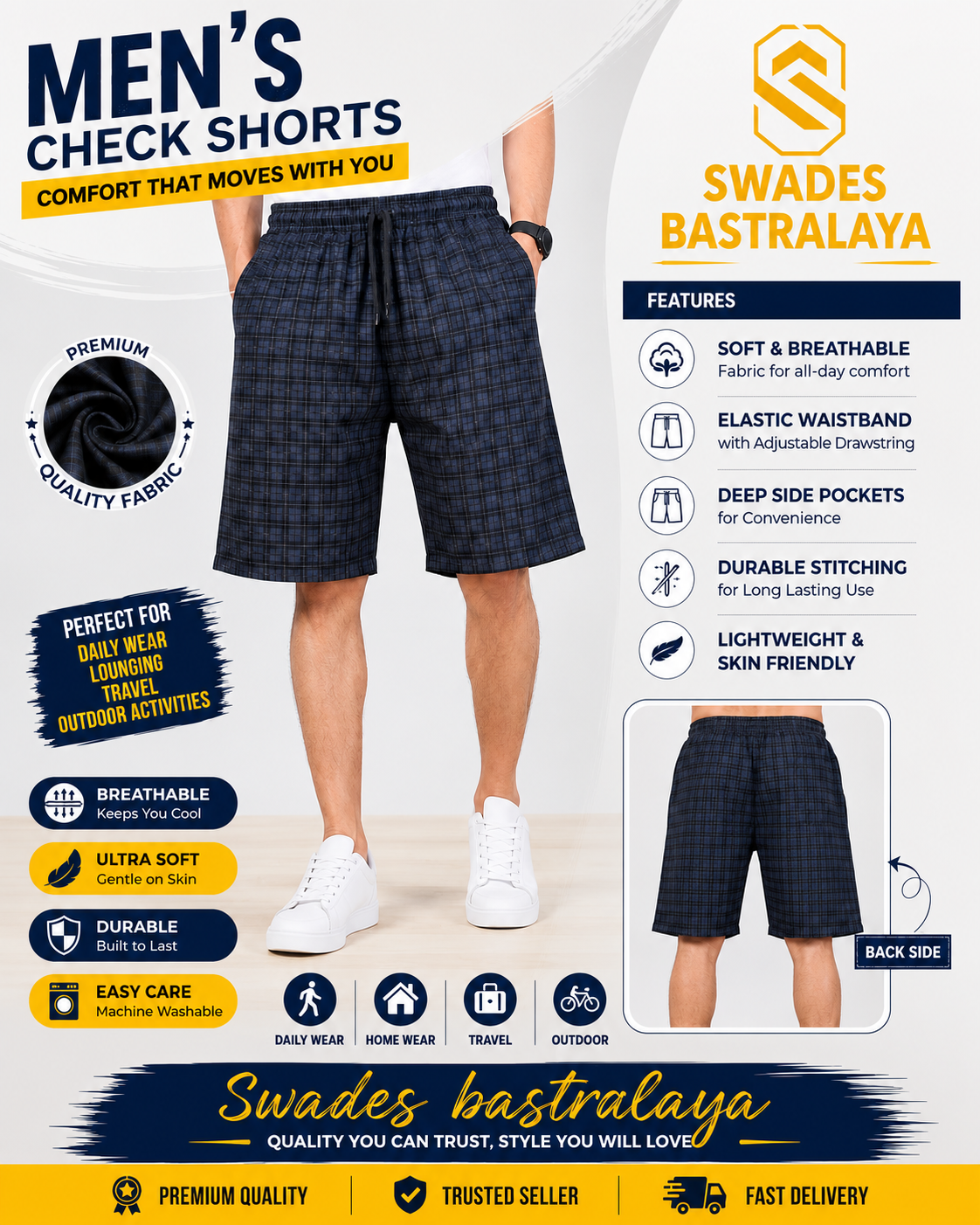 ChatGPT Image Jul 7, 2026, 03_01_16 PM Soft breathable men’s check shorts with durable stitching and casual fit