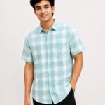 WhatsApp Image 2026-06-29 at 11.00.49 Men's Premium Checked Casual Shirt Front View | Swades Bastralaya
