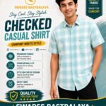WhatsApp Image 2026-06-29 at 11.00.50 (1) Stylish Sky Blue Checked Shirt for Men Casual Office Daily Wear Premium Quality