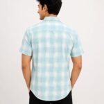 WhatsApp Image 2026-06-29 at 11.00.50 Premium Men's Checked Casual Shirt Regular Fit Soft Cotton Blend Half Sleeve