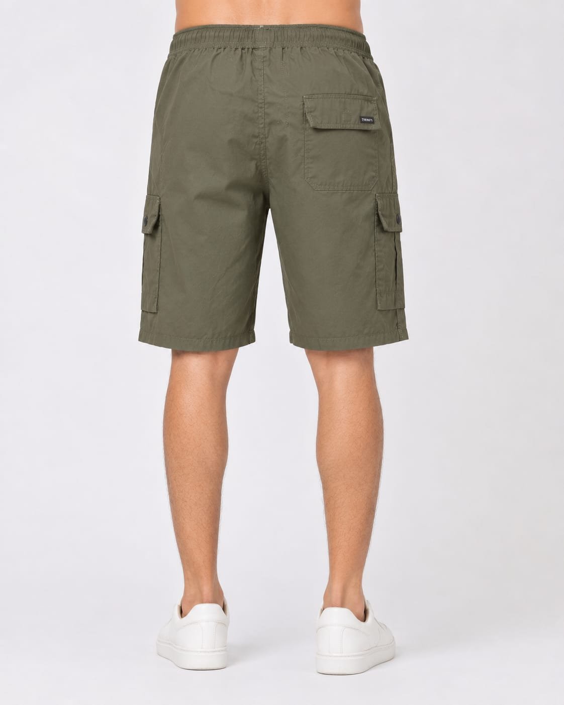 WhatsApp Image 2026-06-29 at 11.17.05 Premium Cotton Cargo Shorts for Men with Multiple Utility Pockets and Elastic Waistband