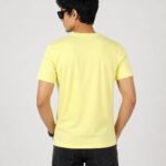 WhatsApp Image 2026-06-30 at 12.26.17 (1) Men's Light Yellow Tryton Cotton Casual T-Shirt