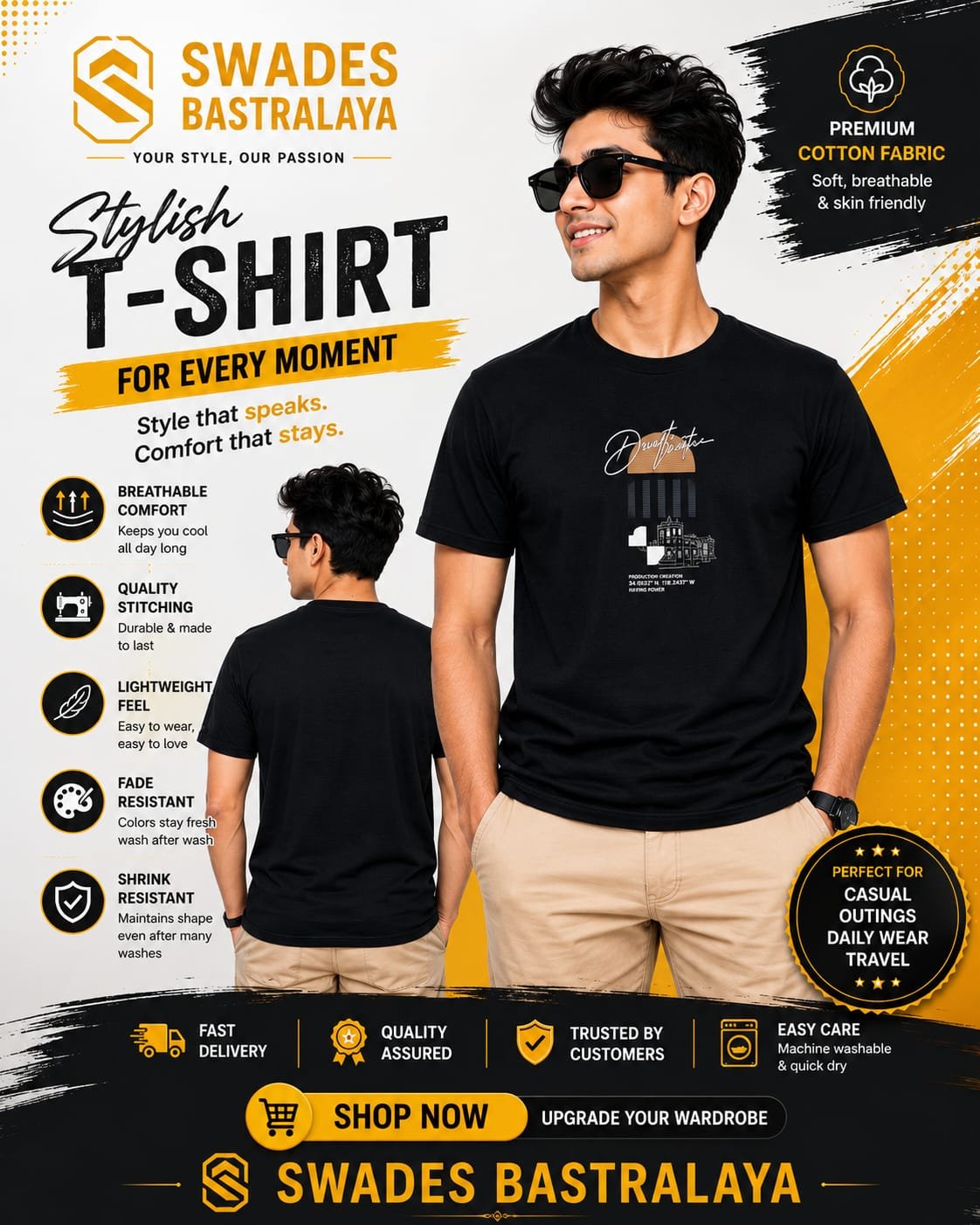 WhatsApp Image 2026-06-30 at 14.49.27 Premium Black Graphic Printed Cotton T-Shirt for Men