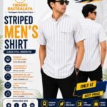 WhatsApp Image 2026-06-30 at 15.25.41 (2) Premium White Striped Mandarin Collar Shirt for Men