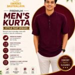 Premium Ethnic Maroon Kurta Casual & Festive Wear