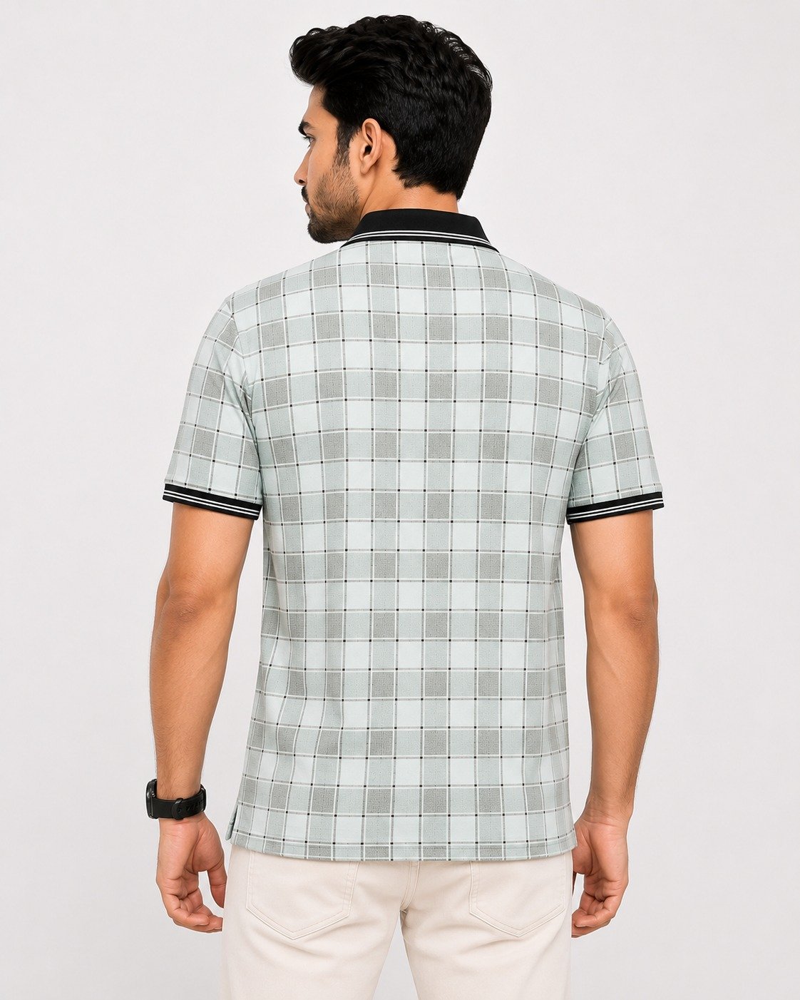 WhatsApp Image 2026-07-14 at 17.05.08 Premium Mint Green Polo T-Shirt with Chest Pocket