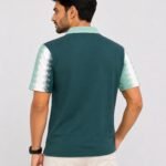 Stylish Men's Green Polo T-Shirt with Chest Pocket